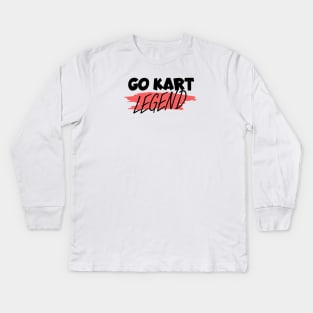 Go kart legend Kids Long Sleeve T-Shirt